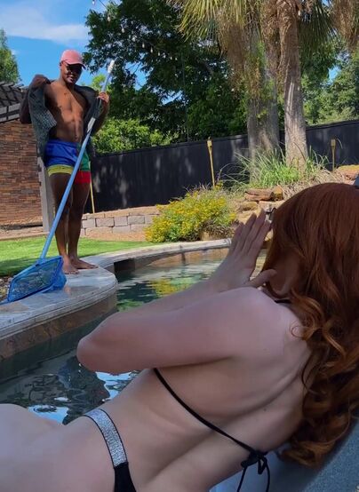 Pool Boy Fucks Amouranth Raw
